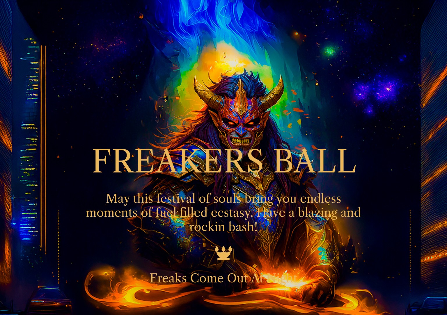 Freakers Ball fantasy event artwork